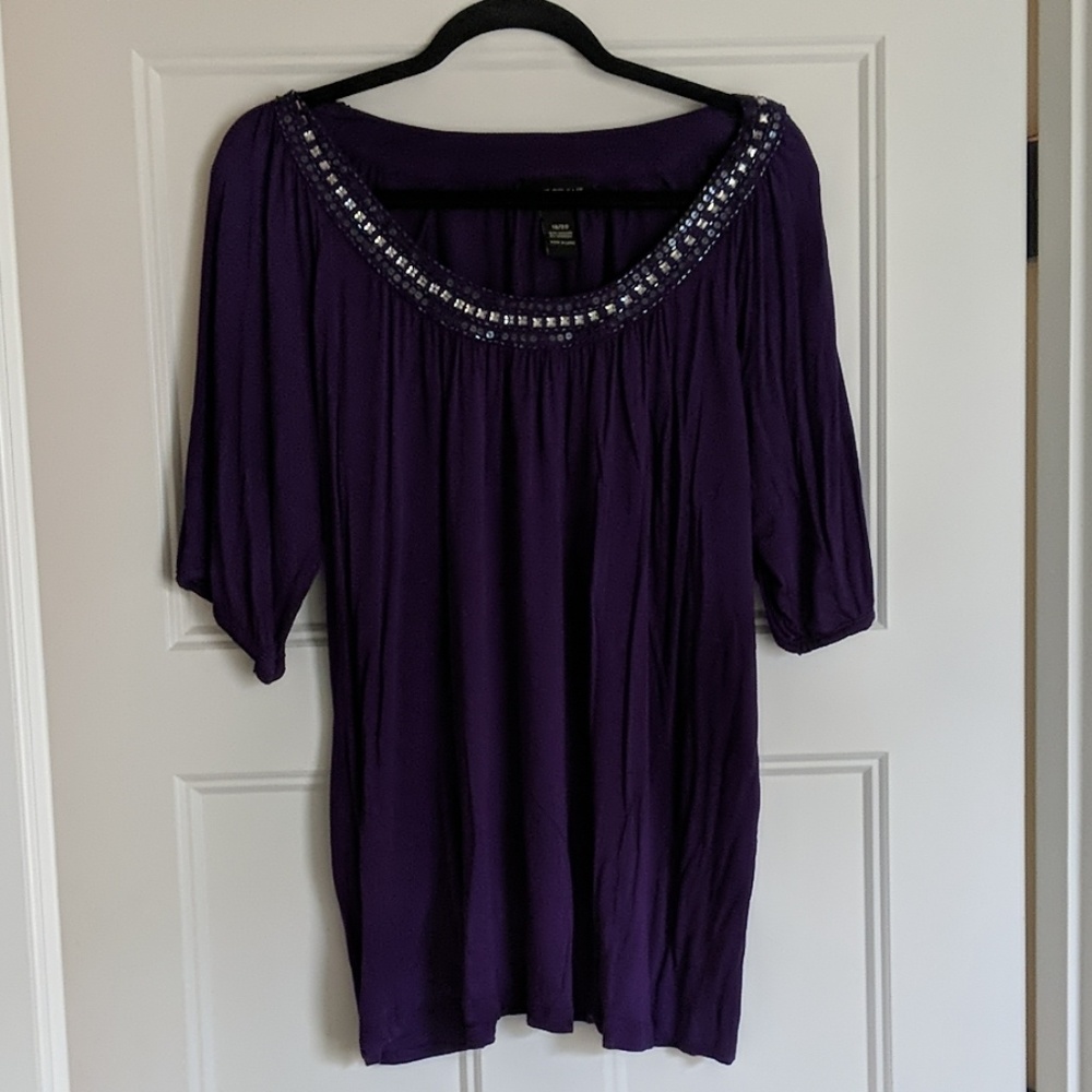 Purple shirt